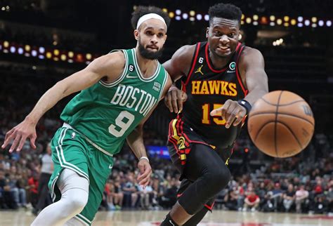 5. 7. 10. 15. 120. -8. Boston Celtics vs Atlanta Hawks Apr 27, 2023 player box scores including video and shot charts.